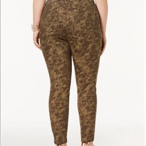 INC International Concepts Jeans - I.N.C Plus Size Camo-Print Jacquard Skinny Pants INC International Concepts Jeans - I.N.C Plus Size Camo-Print Jacquard Skinny Pants